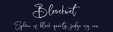 Bloockwet by Letterena Studios — Script Handwritten Font — thumbnail 2