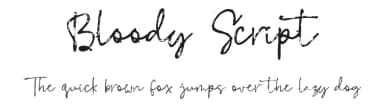 Bloody Script by Awanstudioz — Script Handwritten Font — thumbnail 1