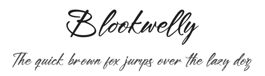 Blookwelly by Letterena Studios — Script Handwritten Font