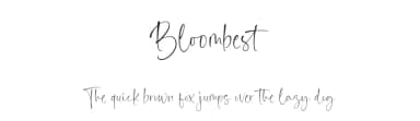 Bloombest by Balpirick Studio — Script Handwritten Font — thumbnail 1