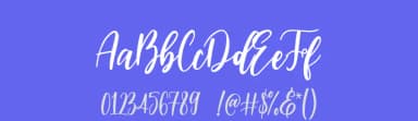 Bloomburrys by zamjump — Script Handwritten Font — thumbnail 3