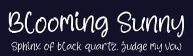 Blooming Sunny by Letterena Studios — Script Handwritten Font — thumbnail 2