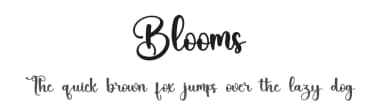 Blooms by Inermedia Studio — Script Handwritten Font — thumbnail 1