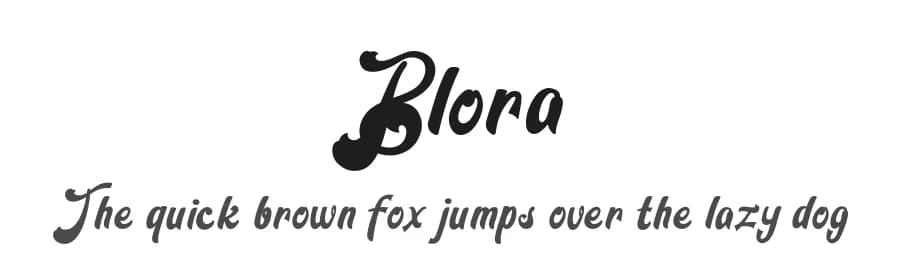 Blora by Emanes Dsign — Script Handwritten Font