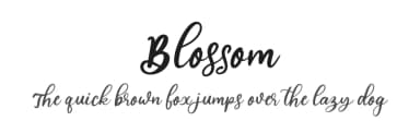 Blossom by Fanastudio — Script Handwritten Font — thumbnail 1