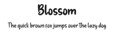 Blossom by productype.com — Script Handwritten Font — thumbnail 1