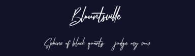Blountsville by Maulana Creative — Script Handwritten Font — thumbnail 2