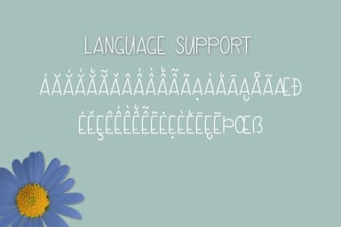 Blue Daisy Font by Kristy Hatswell — Script Handwritten Font — thumbnail 4