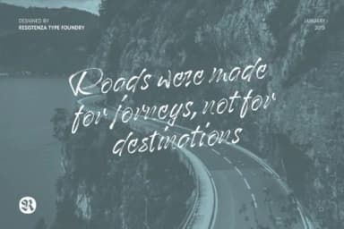 Blue Jeans Font by Resistenza Type Foundry — Script Handwritten Font — thumbnail 4