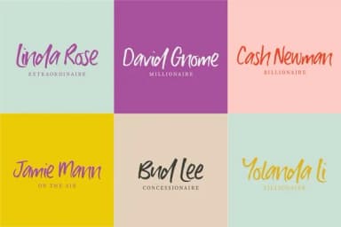 Blue Liquid Font by Creativeqube Design — Script Handwritten Font — thumbnail 4