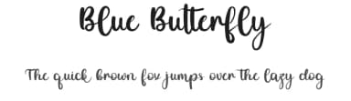Blue Butterfly by Inermedia Studio — Script Handwritten Font — thumbnail 1