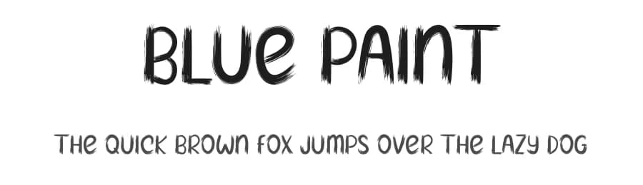 Blue Paint by Reguler Studio — Script Handwritten Font