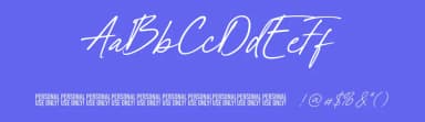 Blue Paradise by Ef Studio — Script Handwritten Font — thumbnail 3