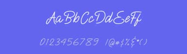 Blue Queen by selawetype — Script Handwritten Font — thumbnail 3