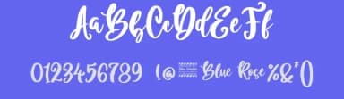 Blue Rose by Din Studio — Script Handwritten Font — thumbnail 3