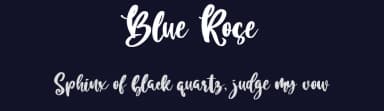 Blue Rose by Din Studio — Script Handwritten Font — thumbnail 2