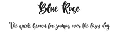Blue Rose by Din Studio — Script Handwritten Font — thumbnail 1