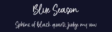 Blue Season by Allouse Studio — Script Handwritten Font — thumbnail 2