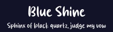Blue Shine by Origin Type — Script Handwritten Font — thumbnail 2