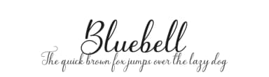 Bluebell by Sronstudio — Script Handwritten Font — thumbnail 1