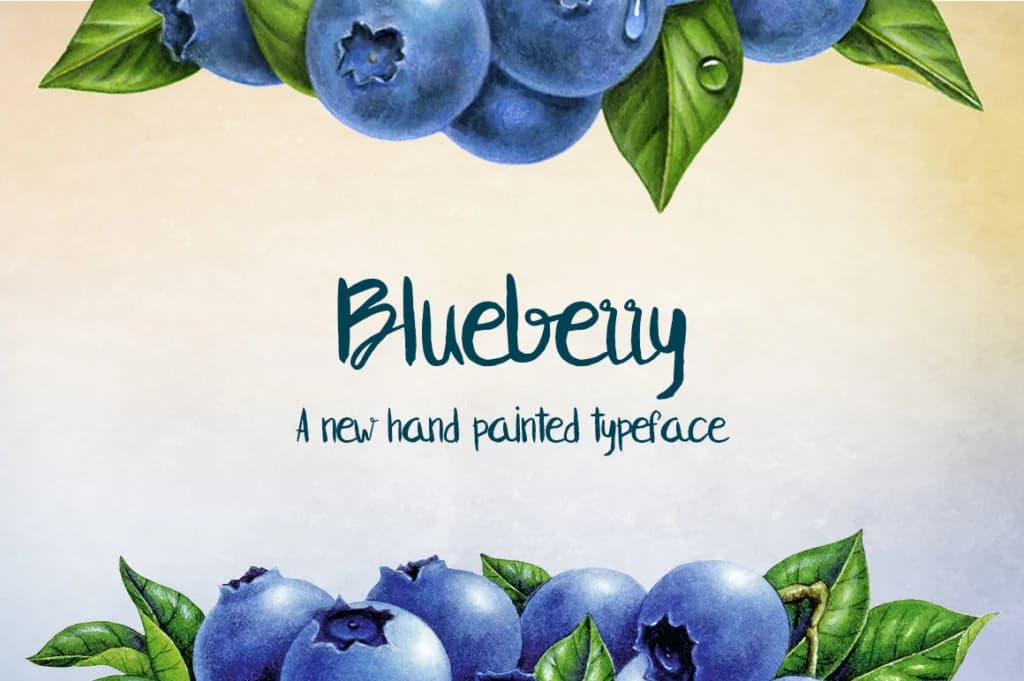 Blueberry Font by Jokiranta — Script Handwritten Font — preview 1