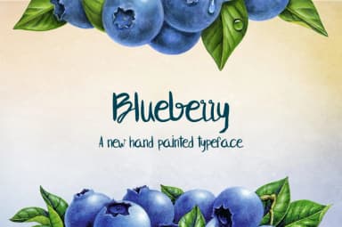 Blueberry Font by Jokiranta — Script Handwritten Font — thumbnail 1