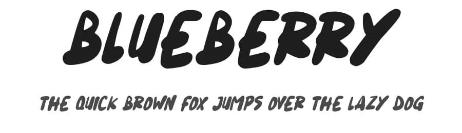 Blueberry by Hawtpixel — Script Handwritten Font