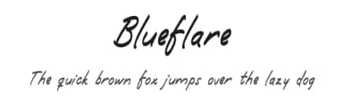 Blueflare by Hartadi Design — Script Handwritten Font — thumbnail 1