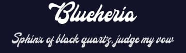 Blueheria by Letterhend Studio — Script Handwritten Font — thumbnail 2