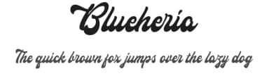 Blueheria by Letterhend Studio — Script Handwritten Font — thumbnail 1