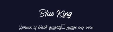 Blue King by selawetype — Script Handwritten Font — thumbnail 2