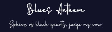 Blues Anthem by Forberas Club — Script Handwritten Font — thumbnail 2