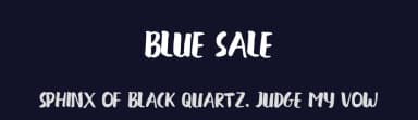 Blue Sale by selawetype — Script Handwritten Font — thumbnail 2