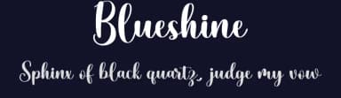 Blueshine by Makashi — Script Handwritten Font — thumbnail 2