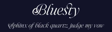 Bluesty by Ef Studio — Script Handwritten Font — thumbnail 2