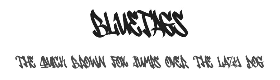 Bluetags by Forberas Club — Script Handwritten Font