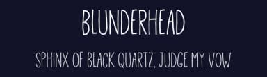 Blunderhead by Pizzadude — Script Handwritten Font — thumbnail 2