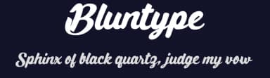 Bluntype by Ikiiko Type — Script Handwritten Font — thumbnail 2