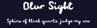 Blur Sight by Lettersiro Studio — Script Handwritten Font — thumbnail 2