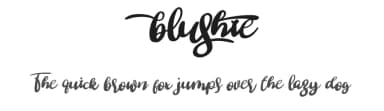 Blushie by Noah Type — Script Handwritten Font — thumbnail 1