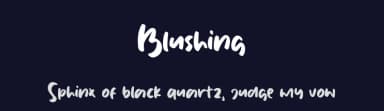 Blushing by Eifetstype — Script Handwritten Font — thumbnail 2