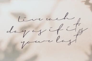 Blushy Font by Katie Holland — Script Handwritten Font — thumbnail 3