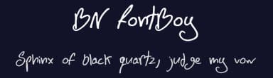 BN FontBoy by Ben's Fonts — Script Handwritten Font — thumbnail 2
