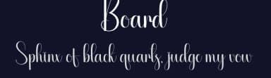 Board by Scratchones — Script Handwritten Font — thumbnail 2