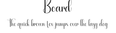 Board by Scratchones — Script Handwritten Font — thumbnail 1