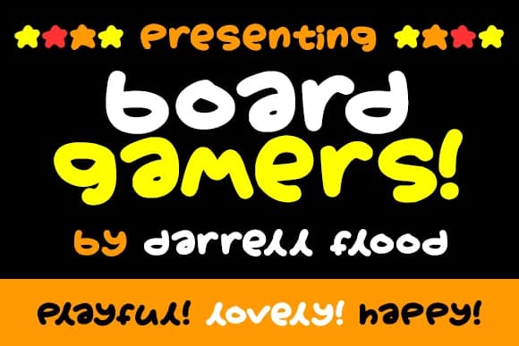 Boardgamers Font by Dadiomouse — Script Handwritten Font
