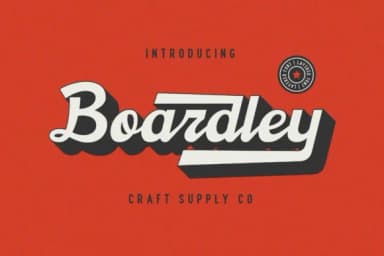 Boardley Script Font by craftsupplyco — Script Handwritten Font — thumbnail 1