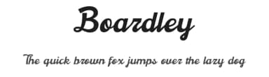 Boardley by Craft Supply Co. — Script Handwritten Font — thumbnail 1