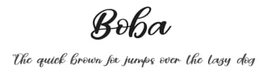 Boba by Scratchones — Script Handwritten Font — thumbnail 1