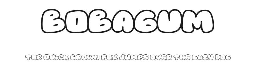 Bobagum by Forberas Club — Script Handwritten Font